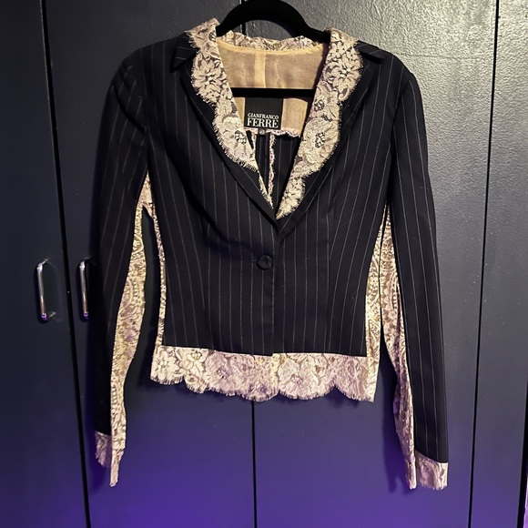 Gianfranco Ferre Jackets & Blazers - Gianfranco Ferre Vintage lace embellished blazer